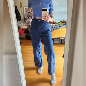 Everlane Corduroy Wide-Leg Pant Size 2 in Atlantic Blue